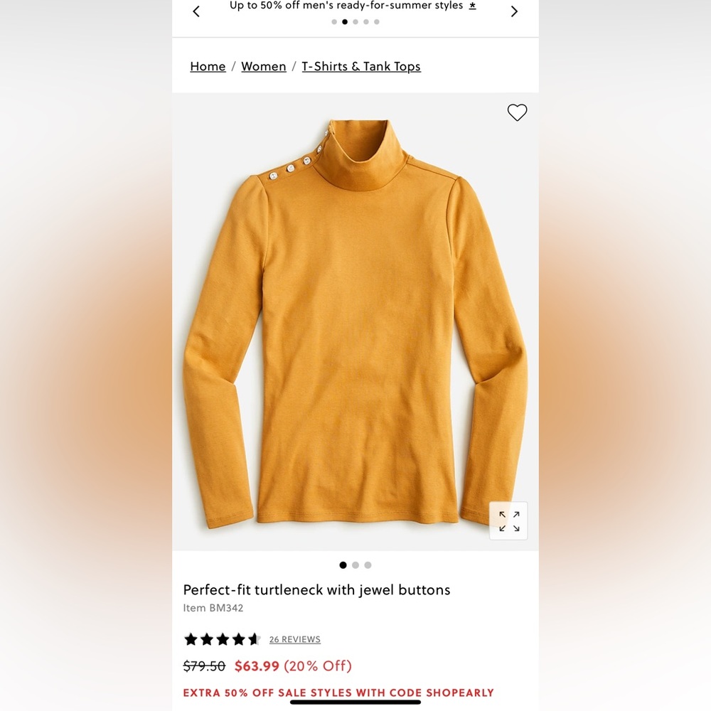 J. Crew Perfect Fit Turtleneck - Picture 4 of 4